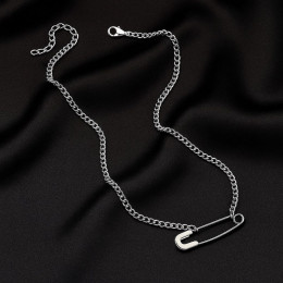 Тонкая серебристая цепочка с подвеской в форме булавки 1J12307CJJ Тонкая серебристая цепочка с подвеской в форме булавки 1J12307CJJ