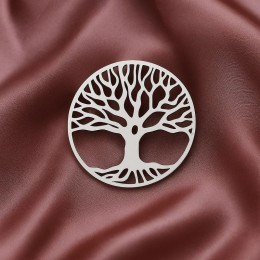 Стальная брошь дерево жизни J10079CJJ Стальная брошь дерево жизни J10079CJJ