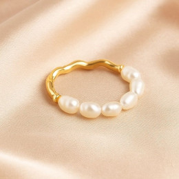 Кольцо ювелирный сплав жемчуг 1J12251CJJ Кольцо ювелирный сплав жемчуг 1J12251CJJ