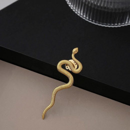 Брошь Медицинская сталь с напылением золотом J11082CJJ Брошь Медицинская сталь с напылением золотом J11082CJJ