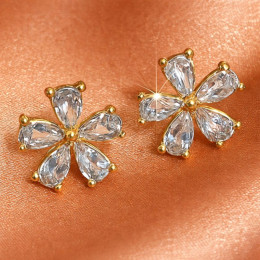 Серьги-гвоздики медь 1J12327CJJ Серьги-гвоздики медь 1J12327CJJ