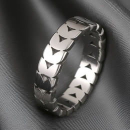 Кольцо стальное сердца J10235CJJ Кольцо стальное сердца J10235CJJ