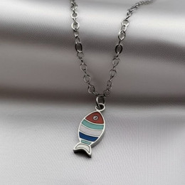 Колье медицинская сталь J10569CJJ Колье медицинская сталь J10569CJJ